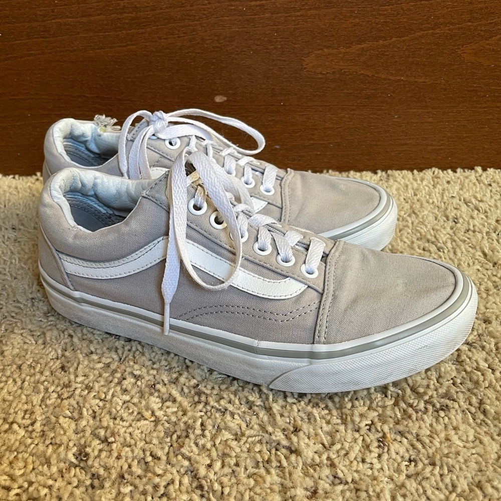 Light Grey Old Skool Vans
